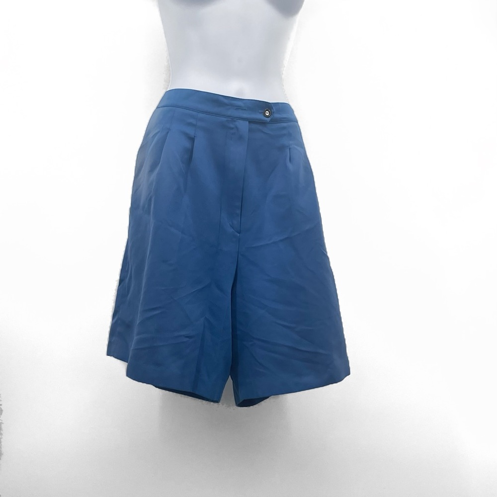Vintage 80s Marcia Light Blue High Waisted Shorts Retro Summer Casual Bottoms